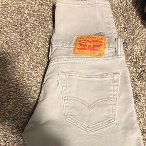 Levi's Classic Gray Denim Jeans